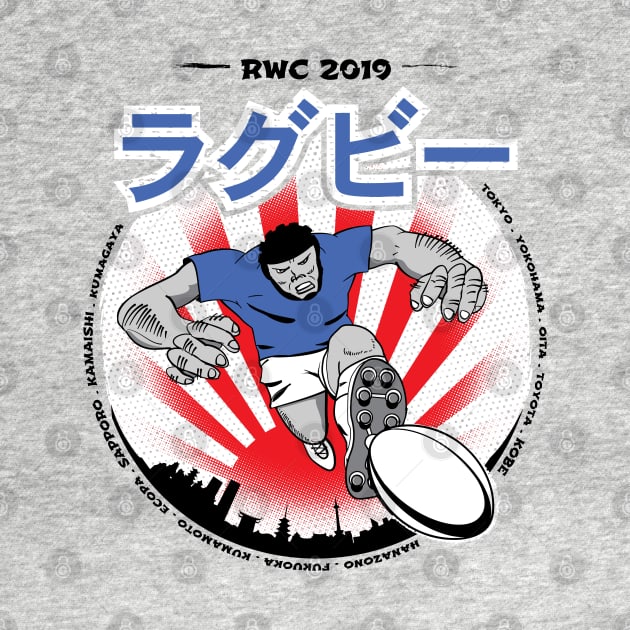 Manga Rugby Player Japan 2019 by atomguy